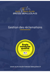 Gestion des réclamation